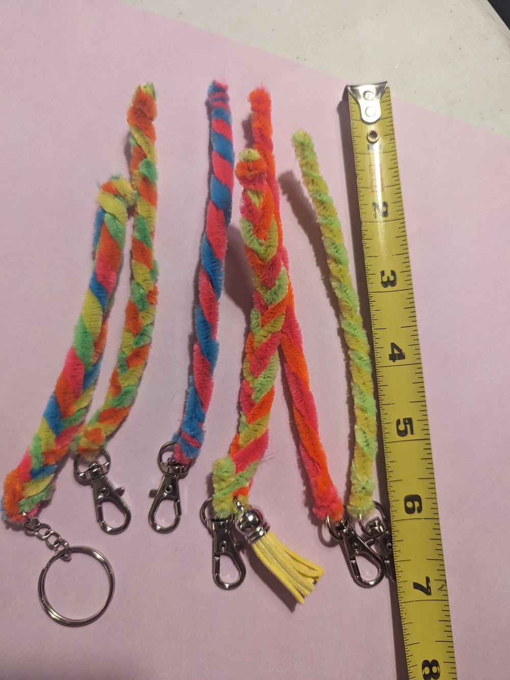 Handmade Neon Keychains - Picture 3 of 3